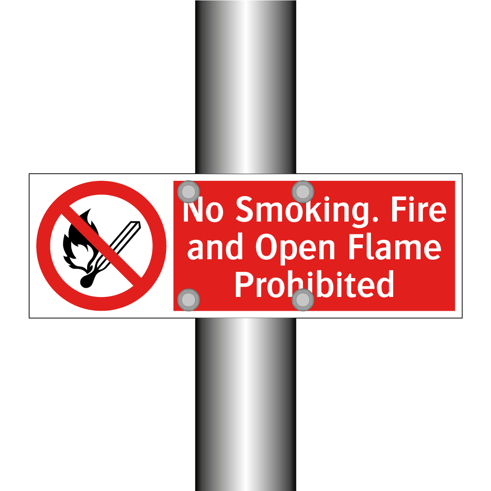 No Smoking. Fire and Open Flame Prohibited