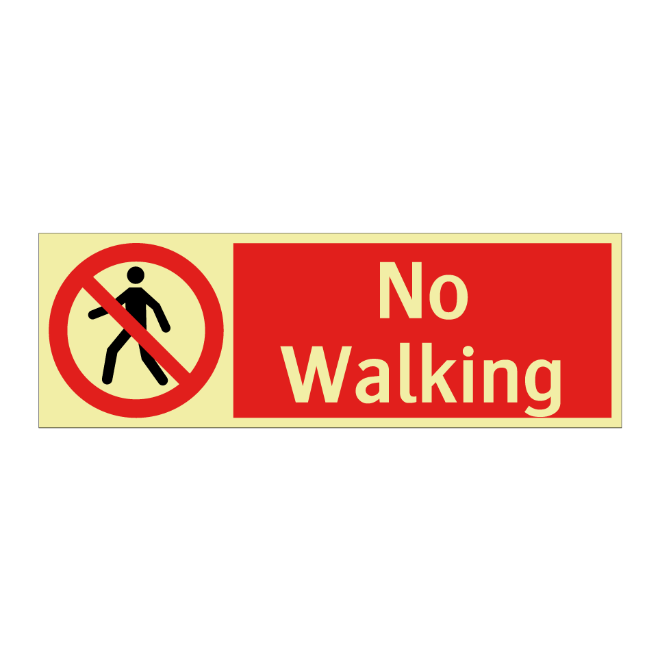No Walking