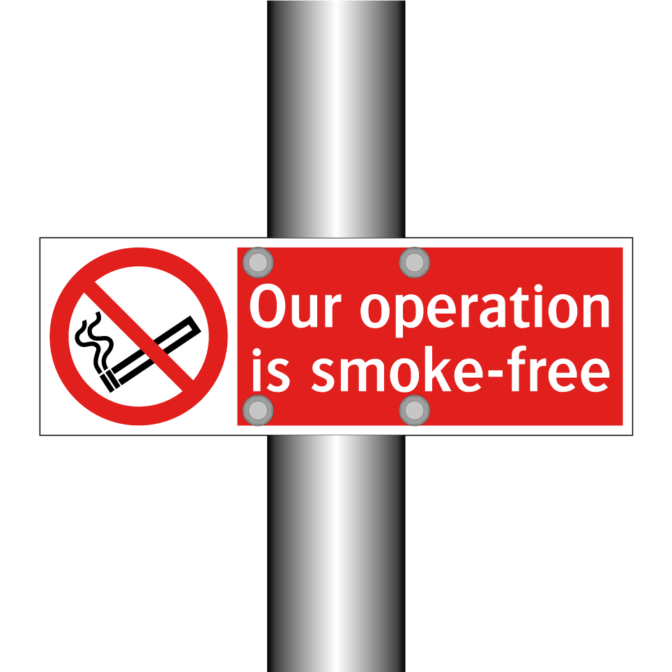 Our operation is smoke-free