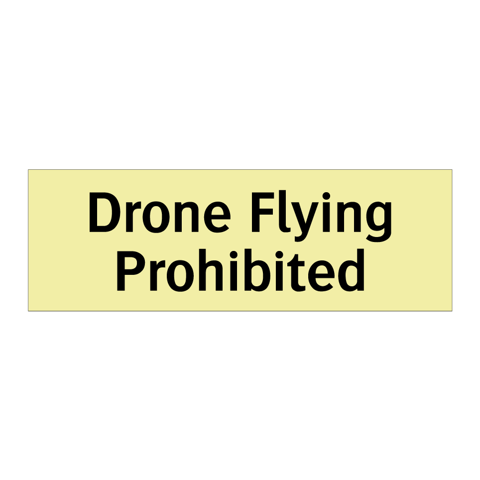 Drone Flying Prohibited