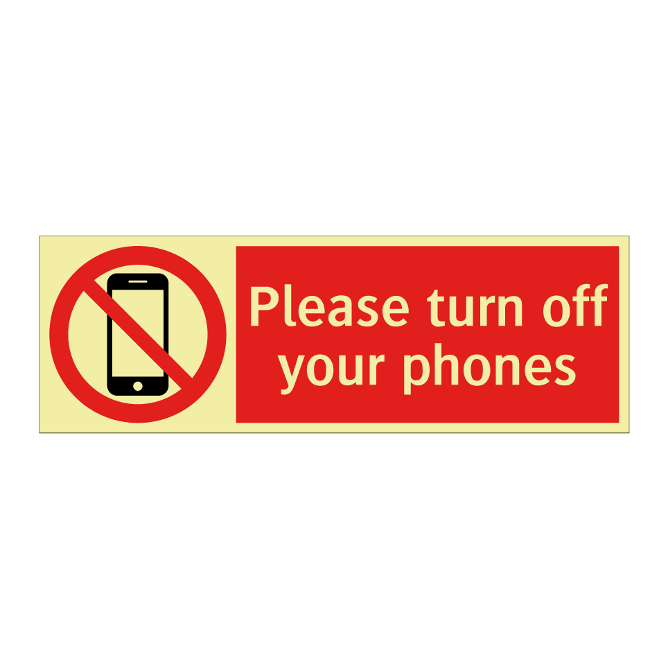 Please turn off your phones