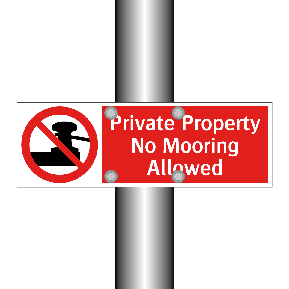 Private Property No Mooring Allowed