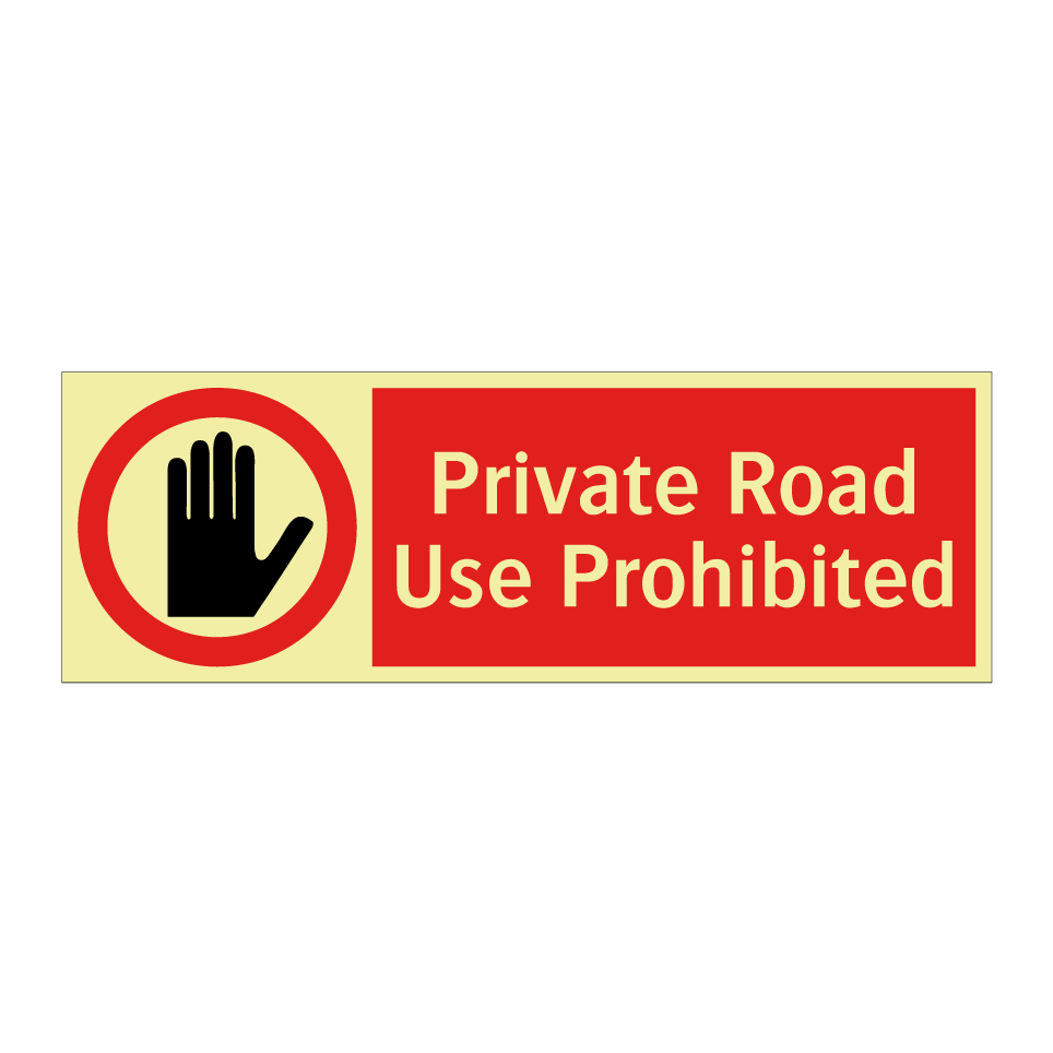 Private Road Use Prohibited