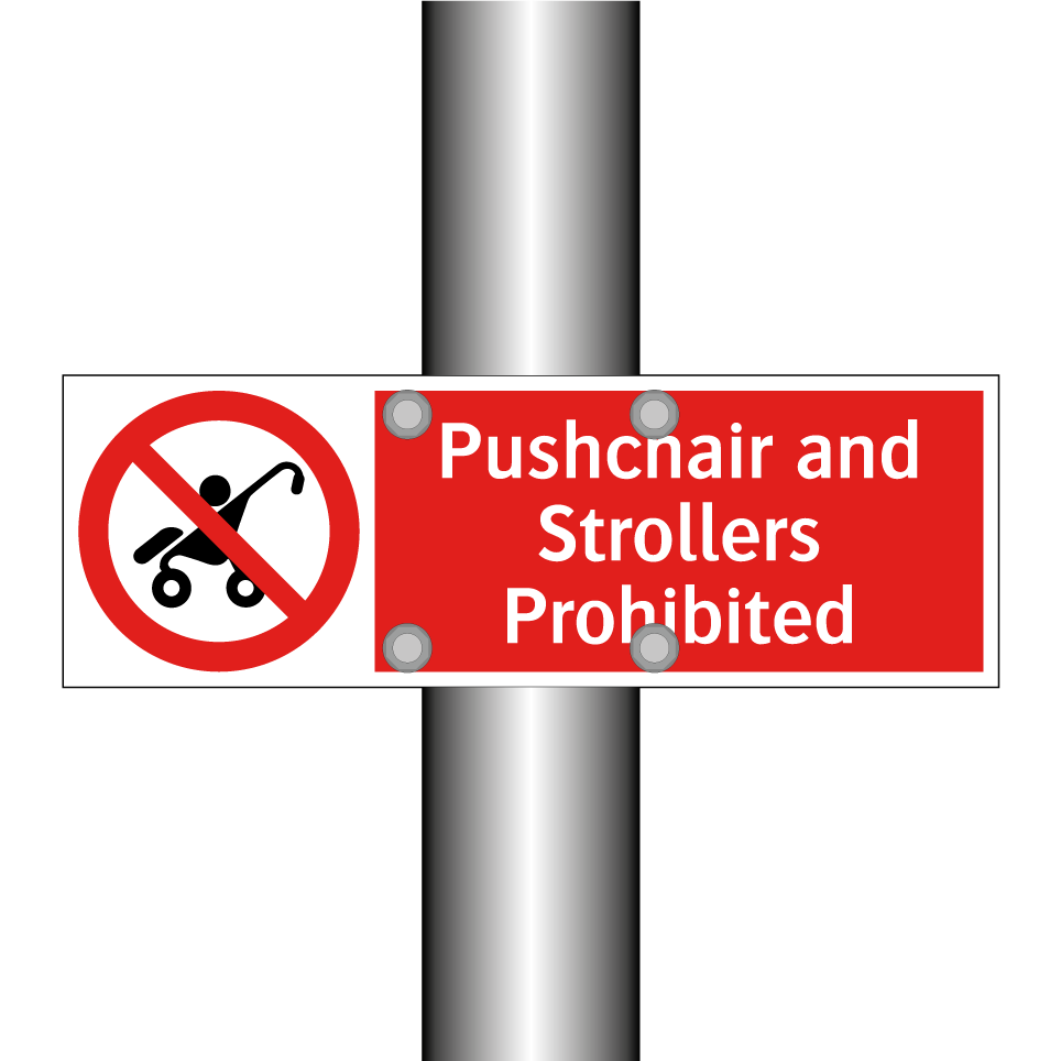 Pushchair and Strollers Prohibited