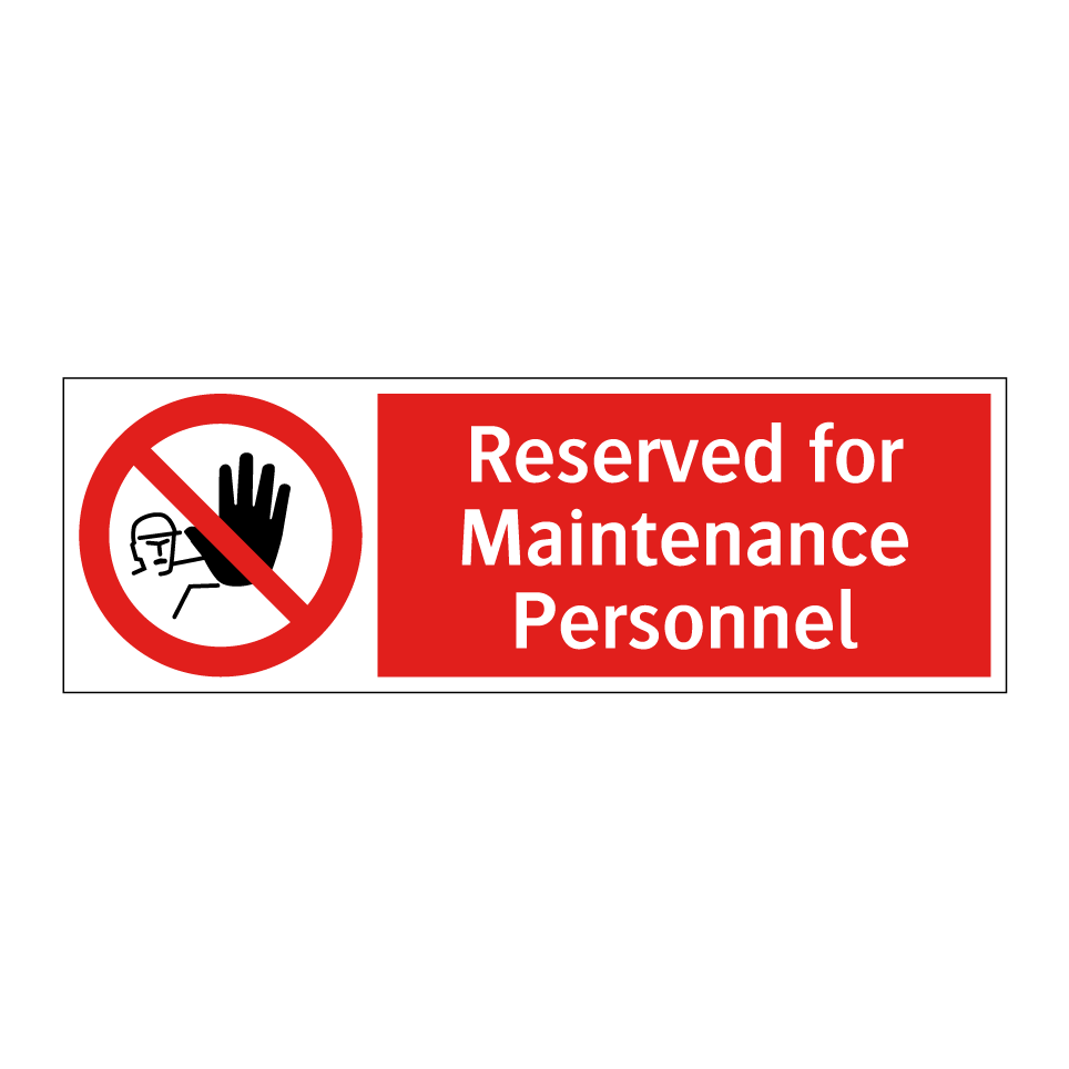 Reserved for Maintenance Personnel