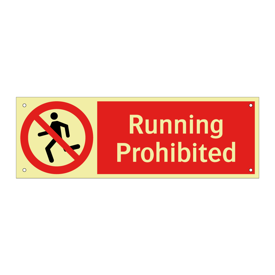Running Prohibited