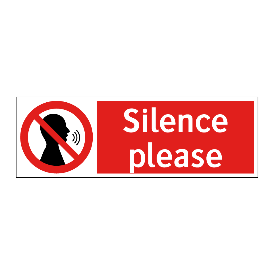Silence please