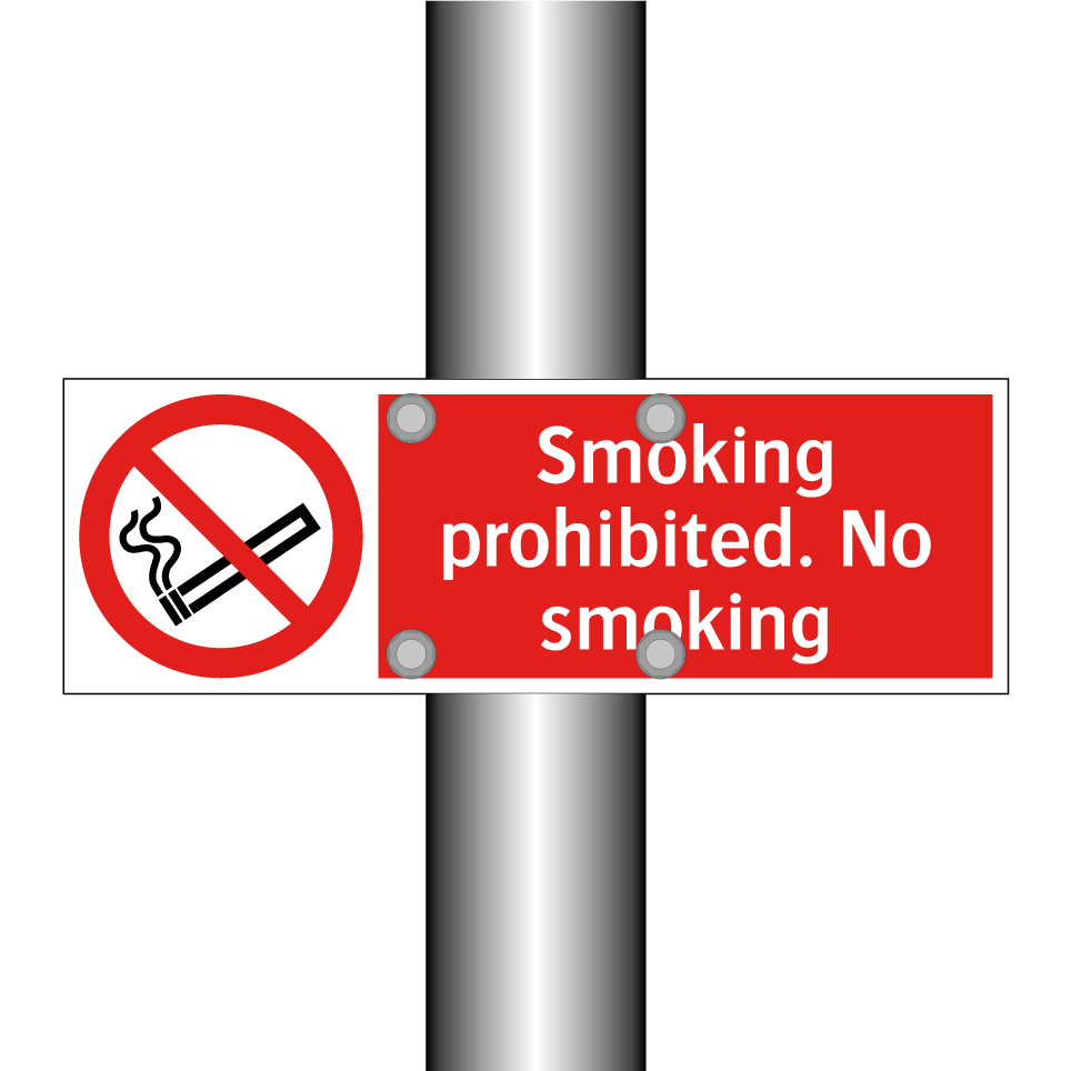 Smoking prohibited. No smoking