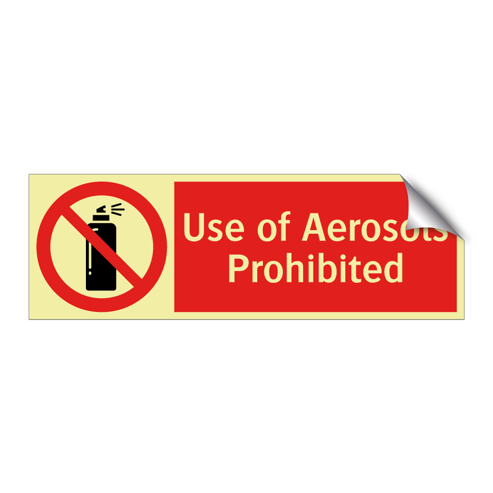 Use of Aerosols Prohibited