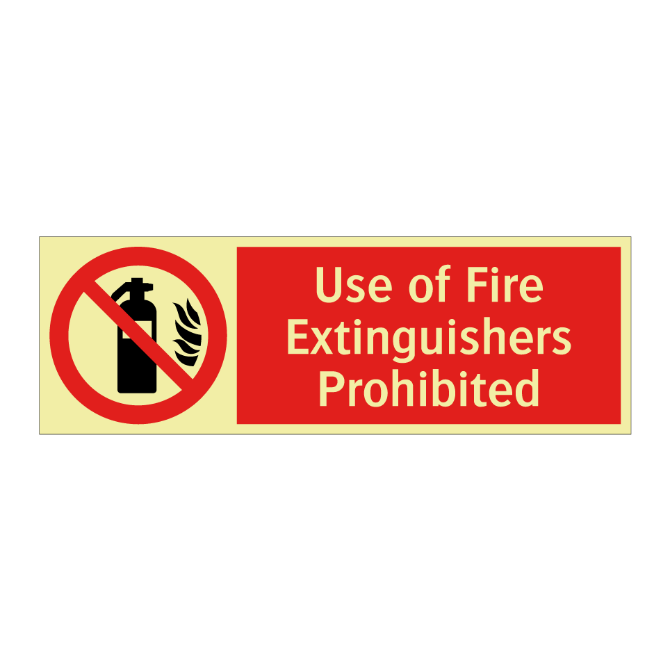 Use of Fire Extinguishers Prohibited