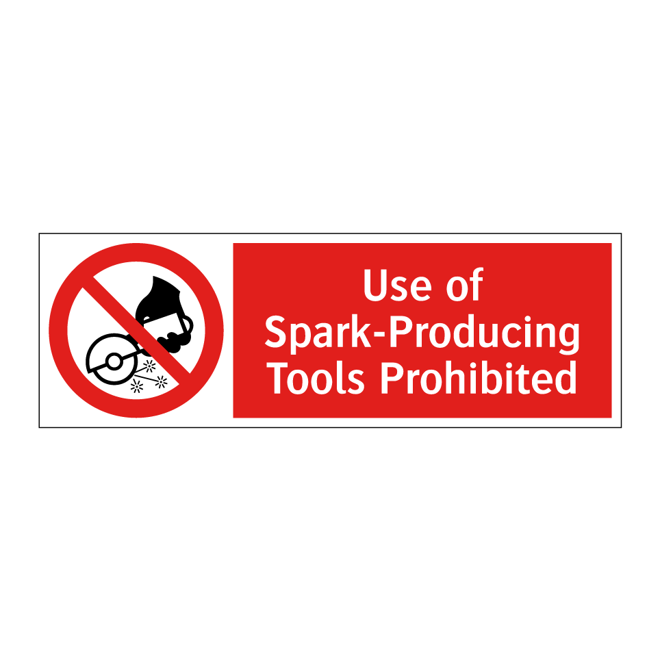 Use of Spark-Producing Tools Prohibited