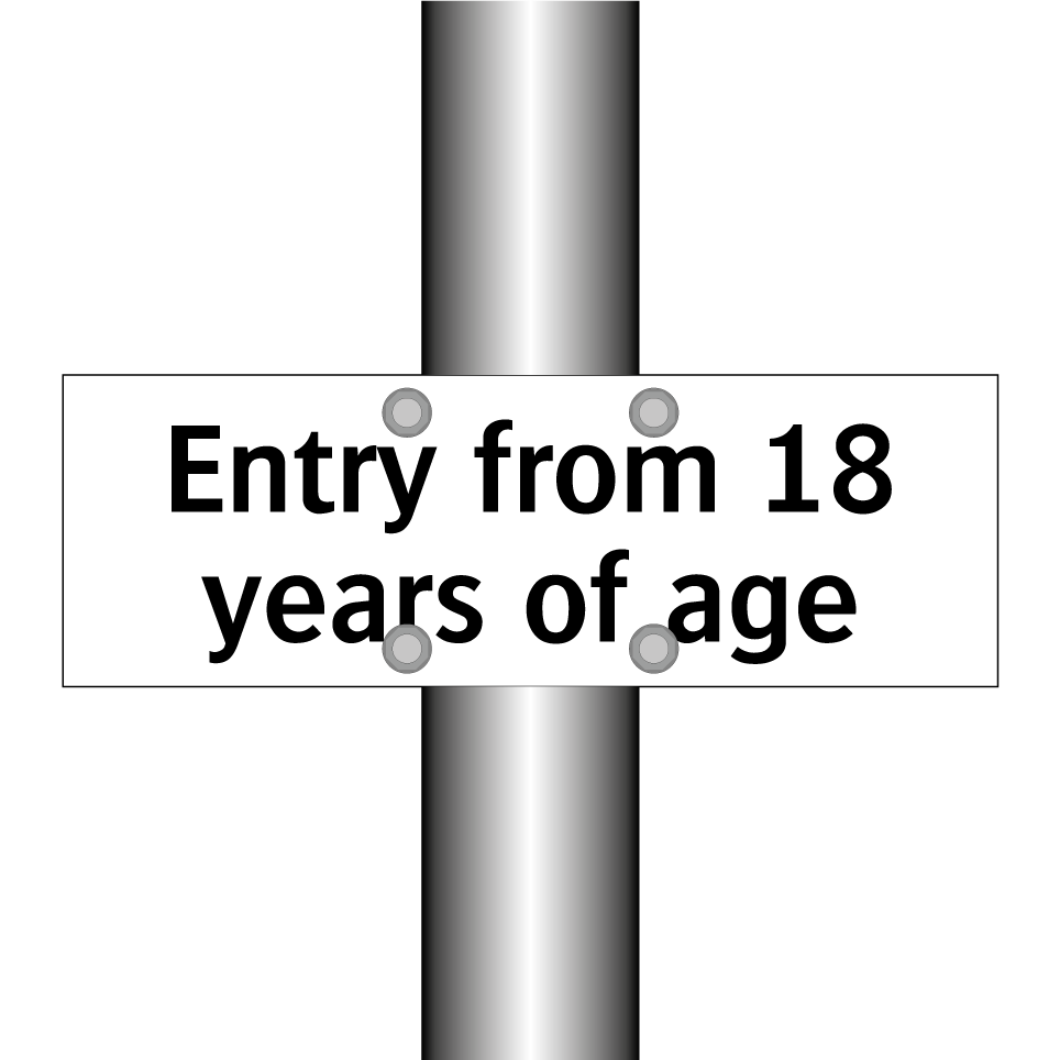 Entry from 18 years of age