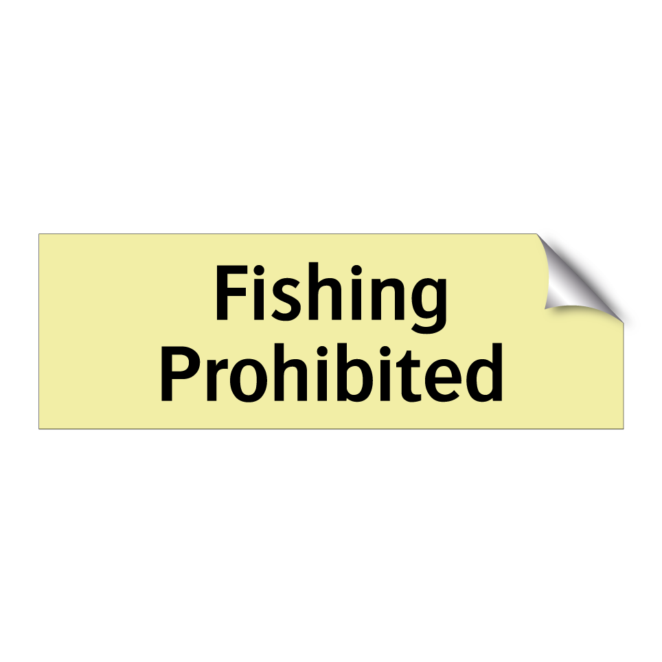 Fishing Prohibited