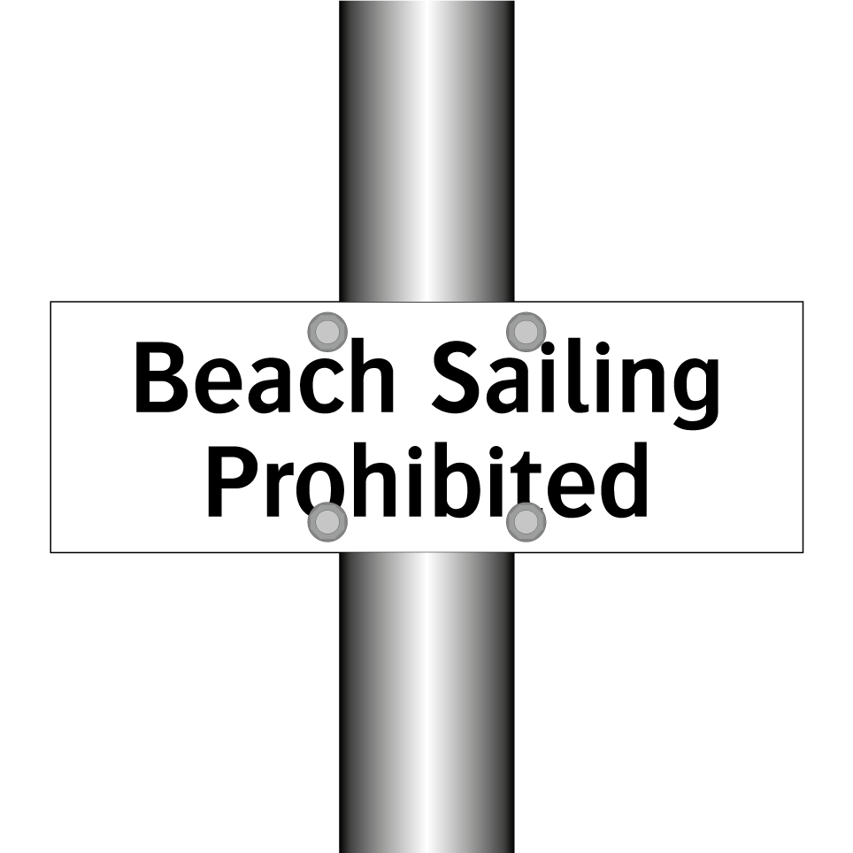 Beach Sailing Prohibited