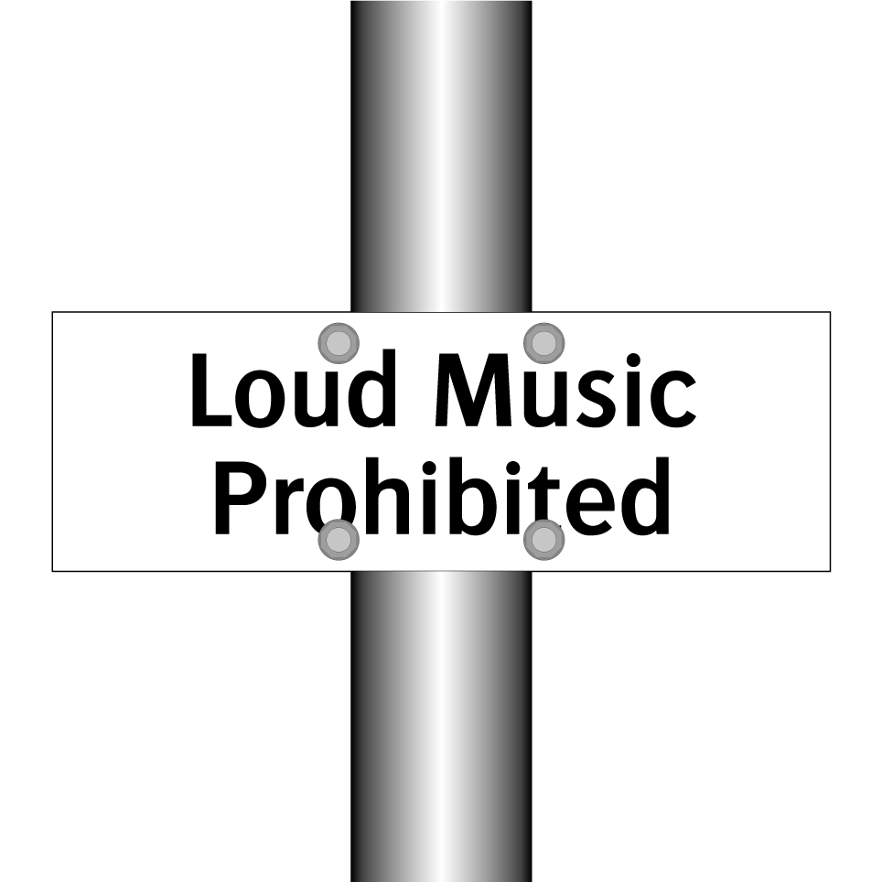 Loud Music Prohibited