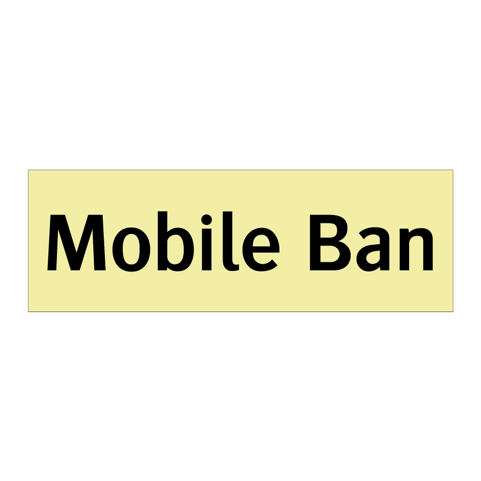 Mobile Ban