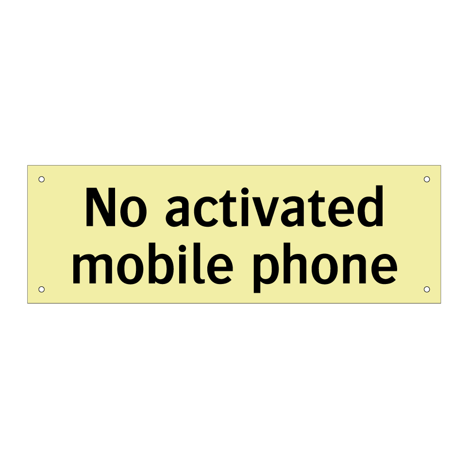 No activated mobile phone
