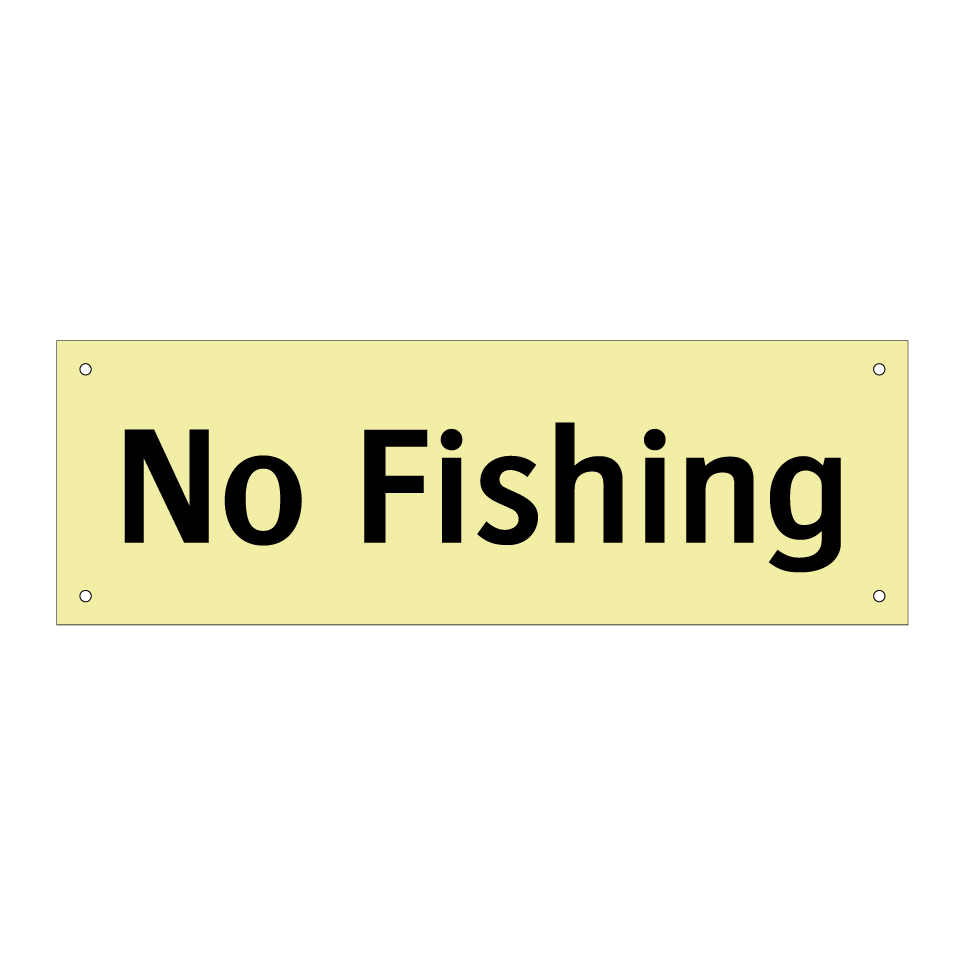 No Fishing