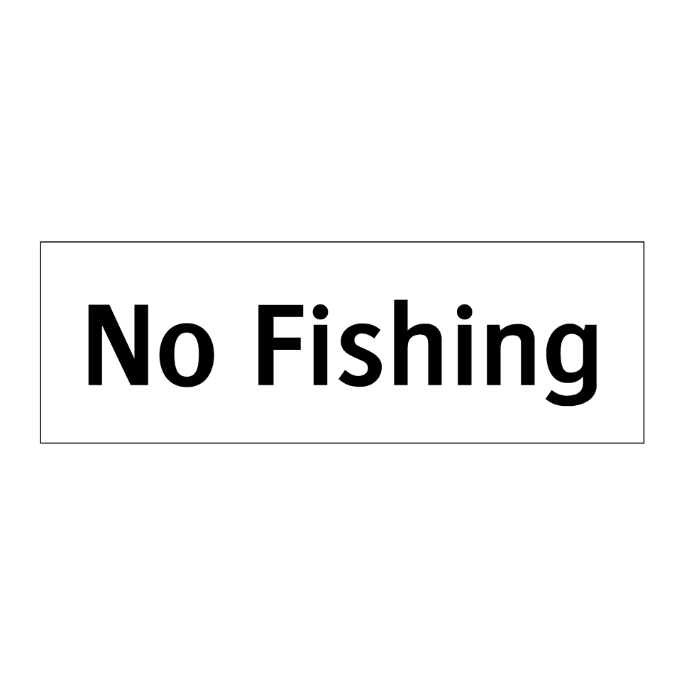 No Fishing