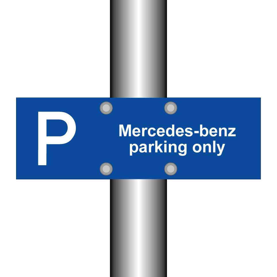 Mercedes-benz parking only