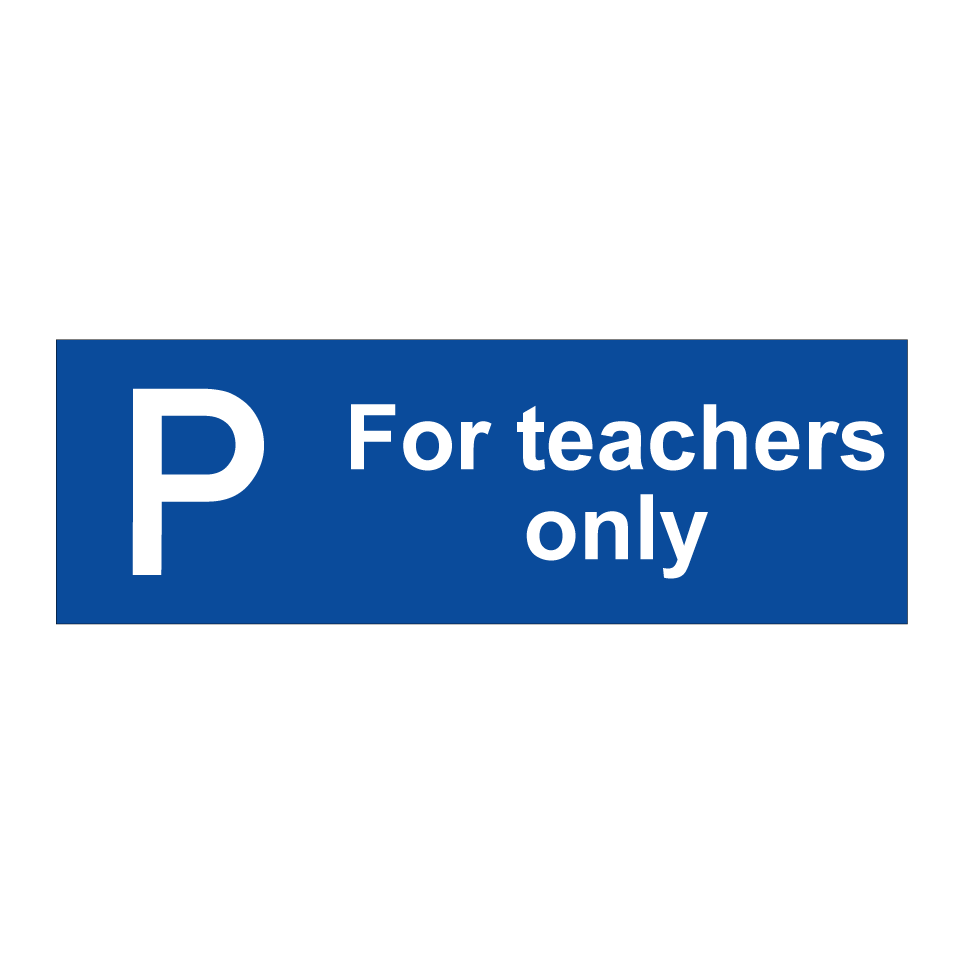 For teachers only