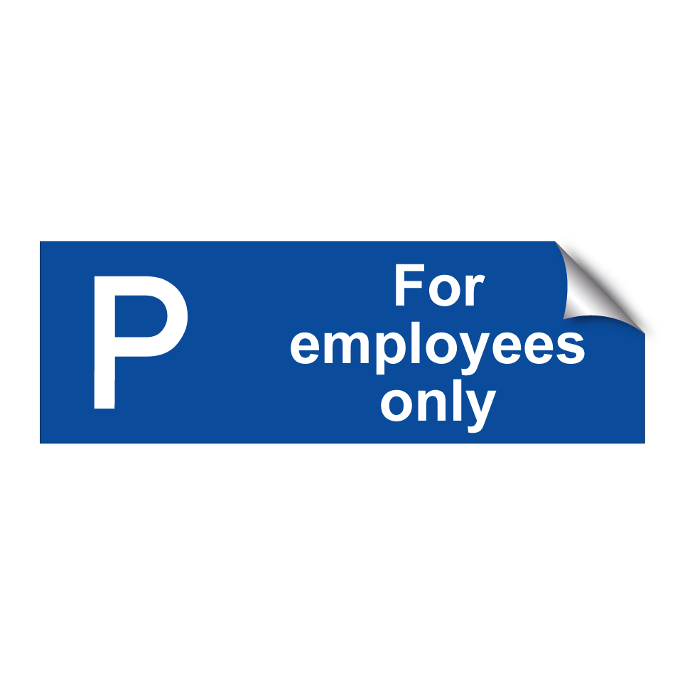 For employees only