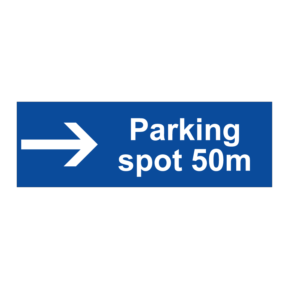 Parking spot 50m