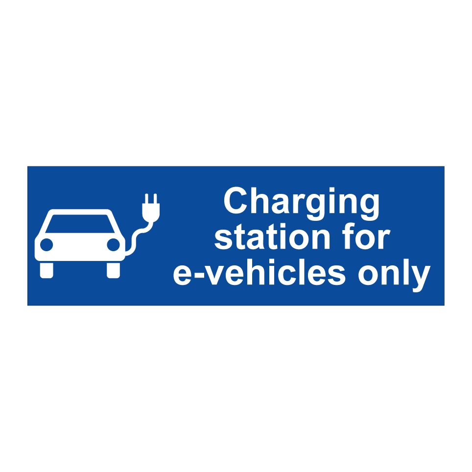 Charging station for e-vehicles only