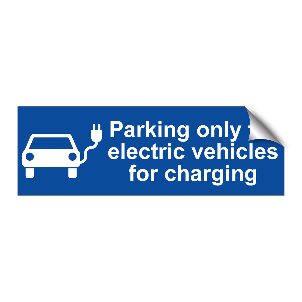 Parking only for electric vehicles for charging