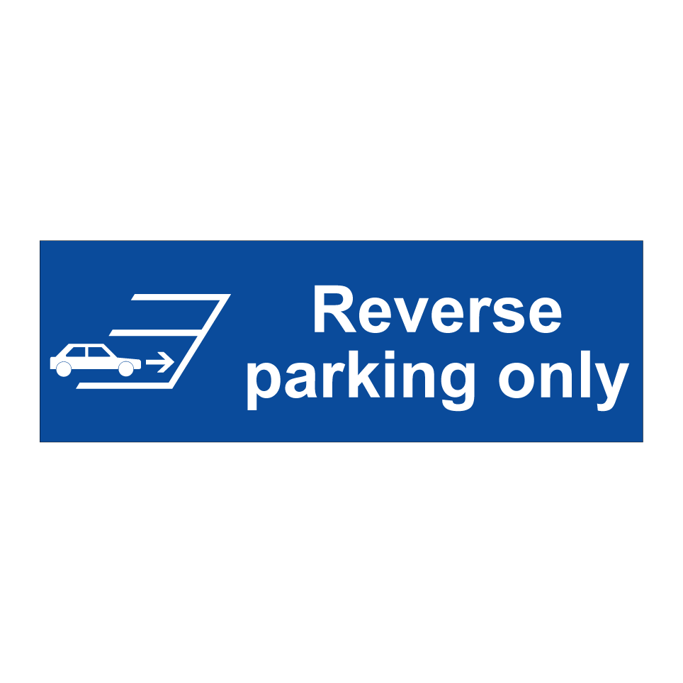 Reverse parking only