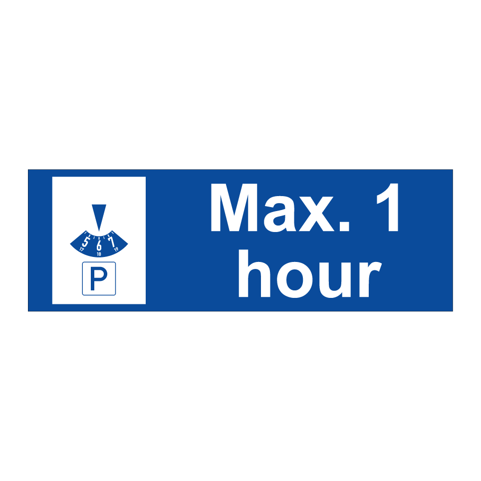 Max. 1 hour