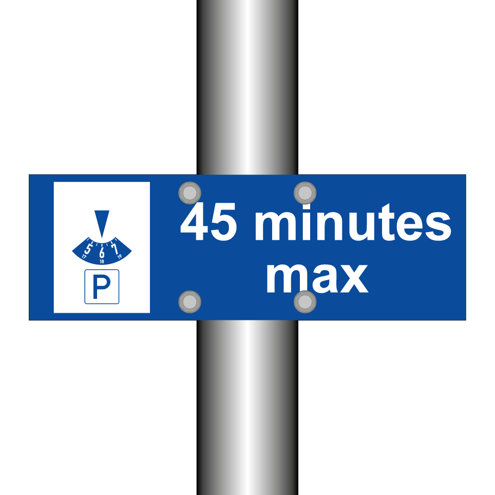 45 minutes max