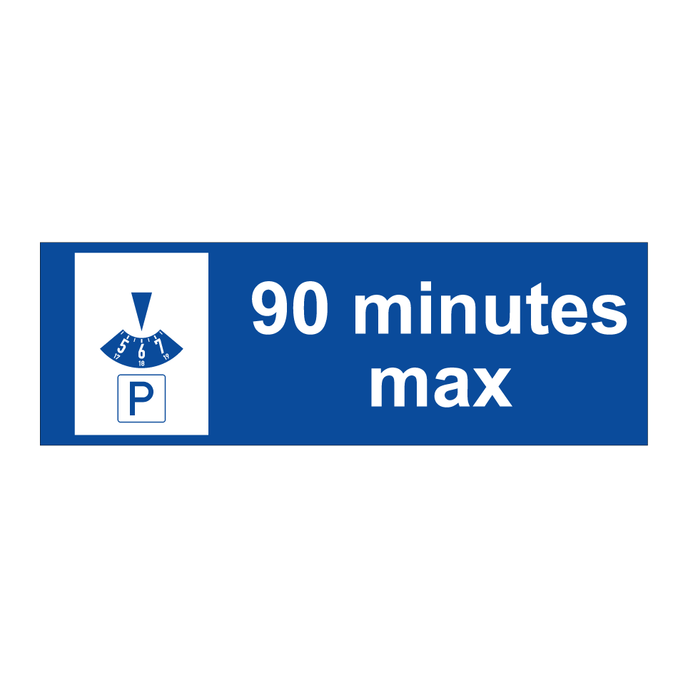 90 minutes max