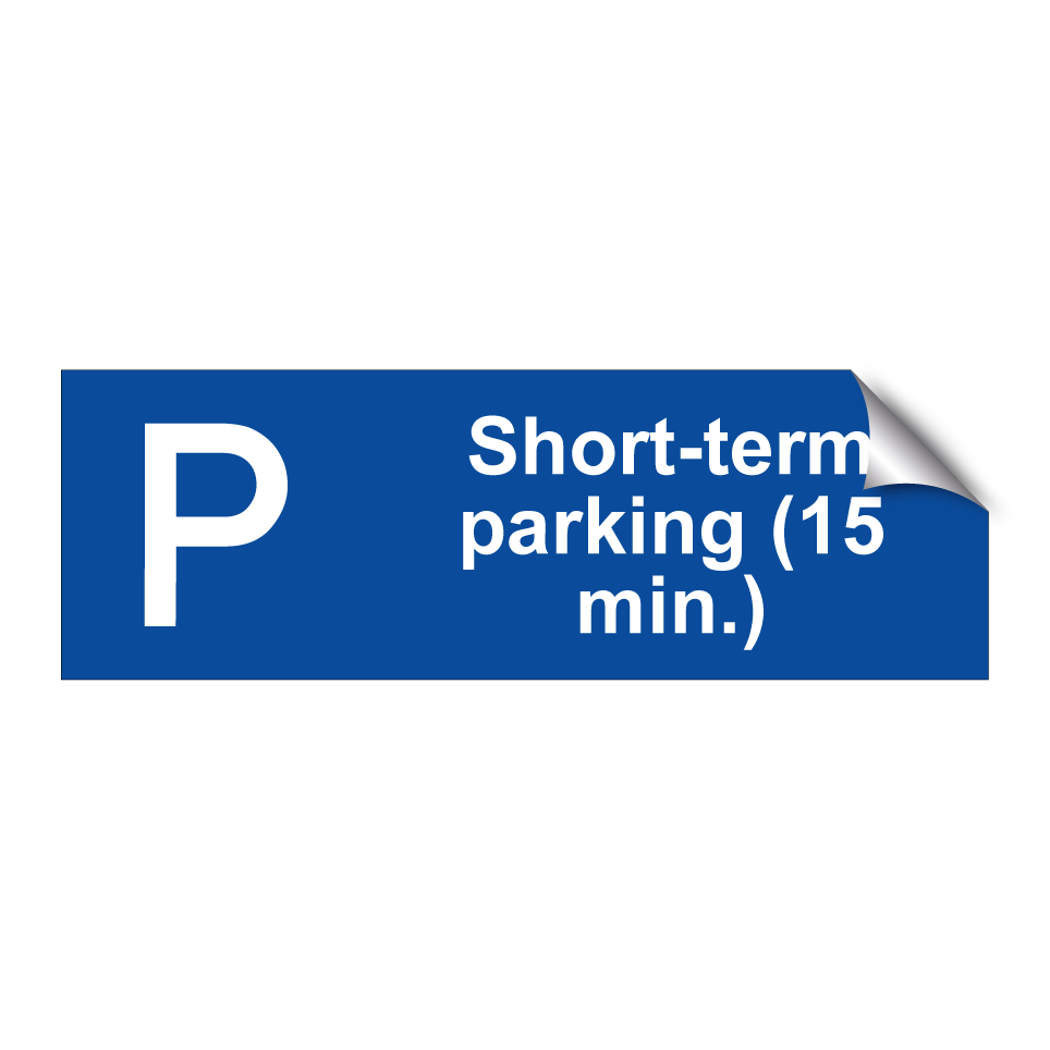 Short-term parking (15 min.)