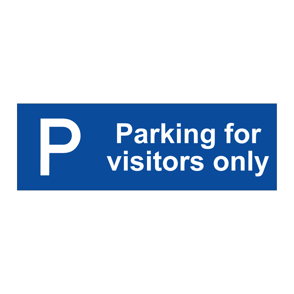 Parking for visitors only