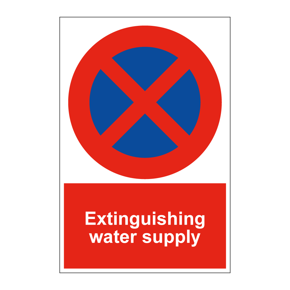 Extinguishing water supply