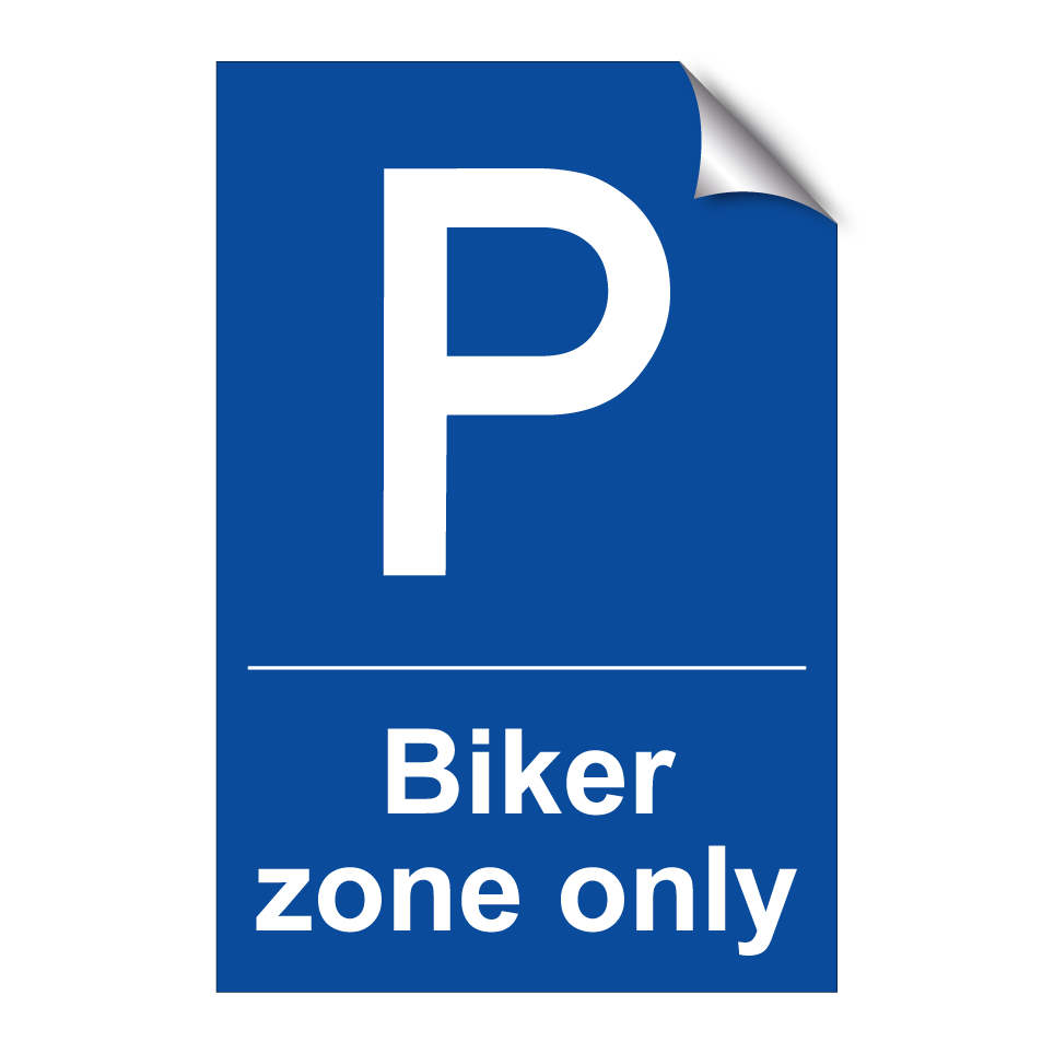 Biker zone only