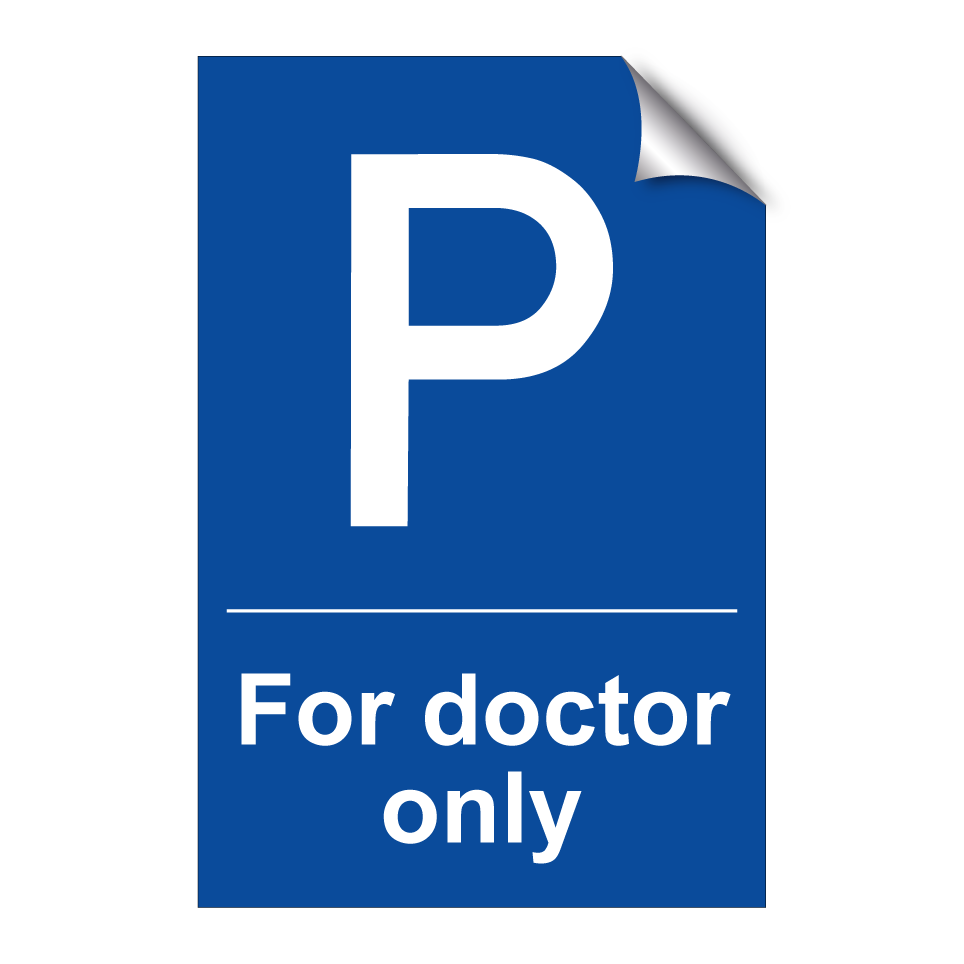 For doctor only