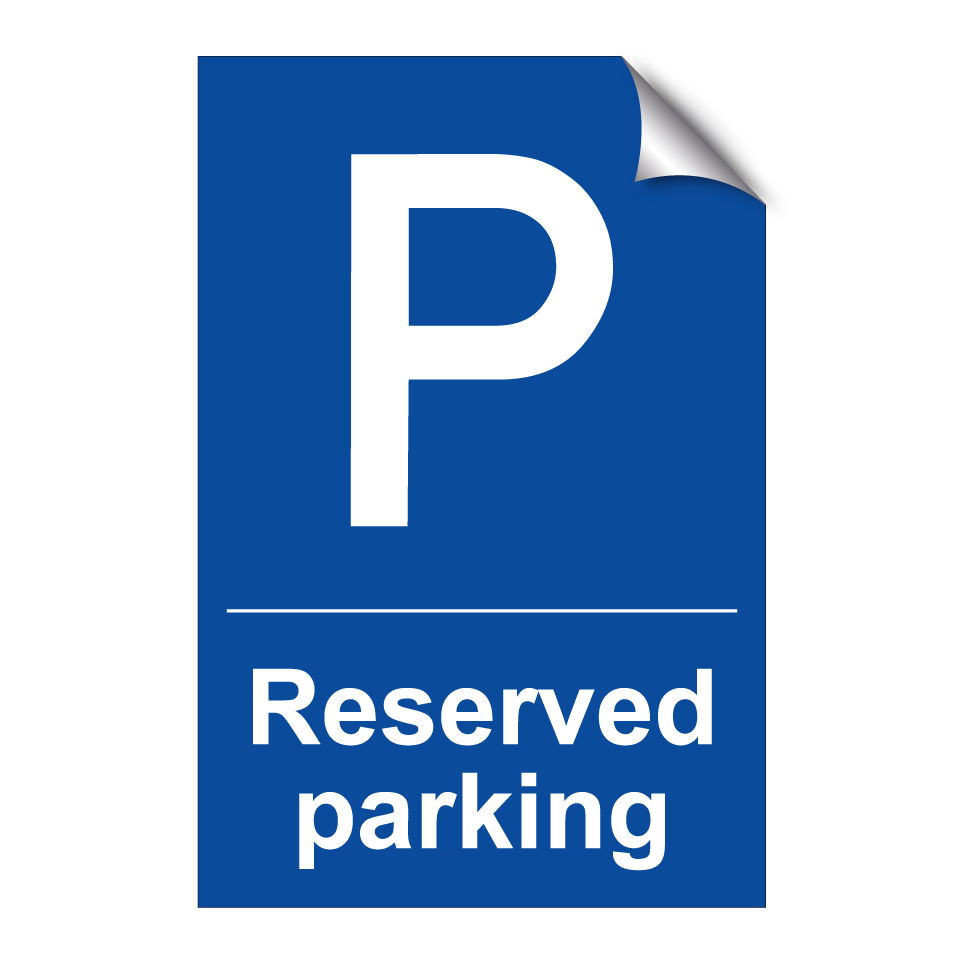 Reserved parking