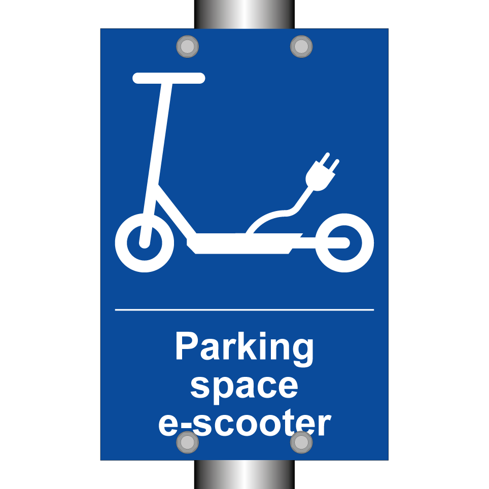 Parking space e-scooter