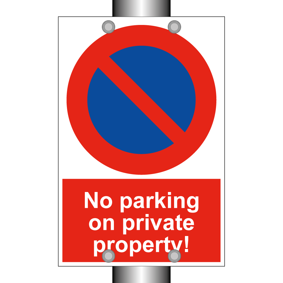 No parking on private property!