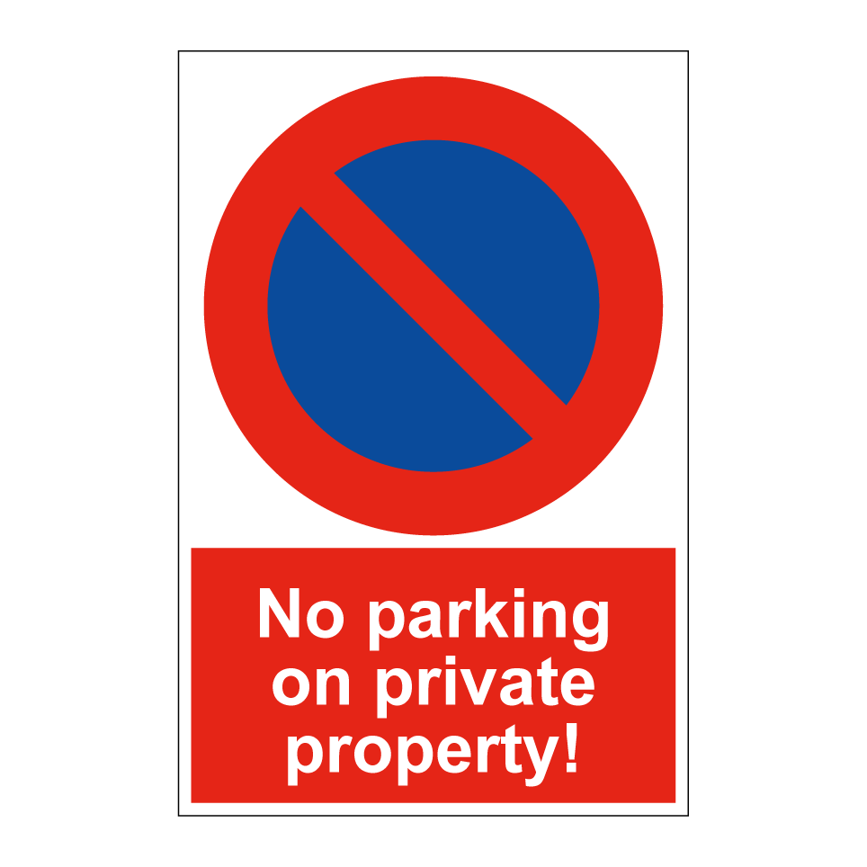 No parking on private property!