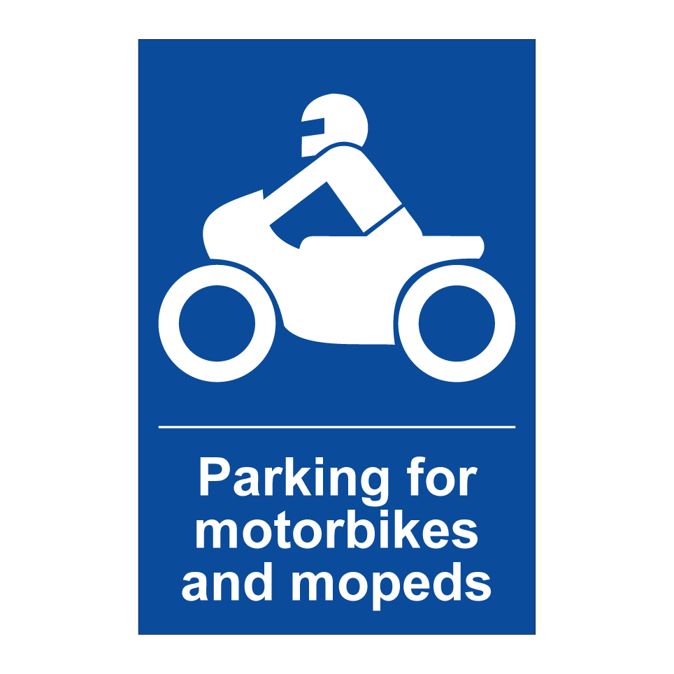 Parking for motorbikes and mopeds