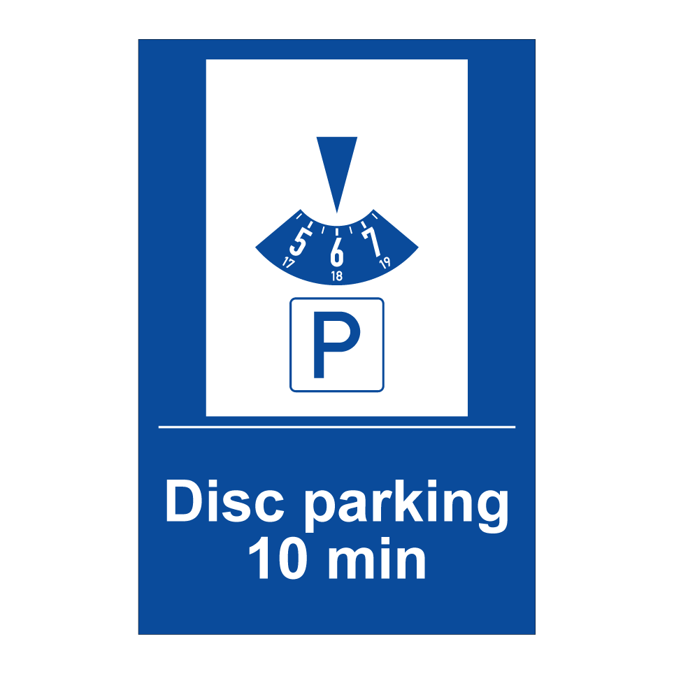 Disc parking 10 min