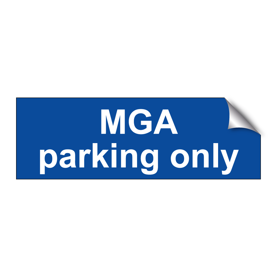 MGA parking only