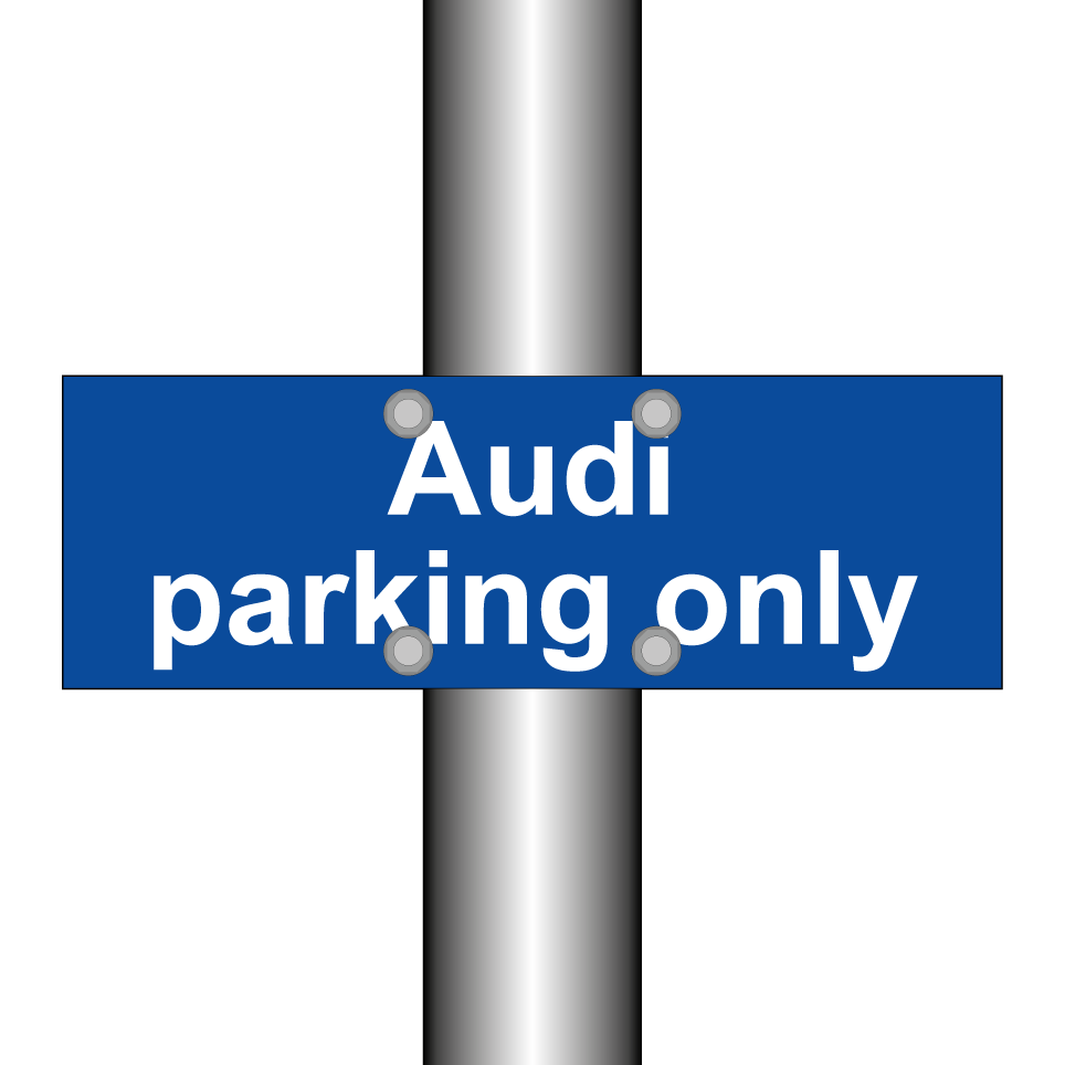 Audi parking only