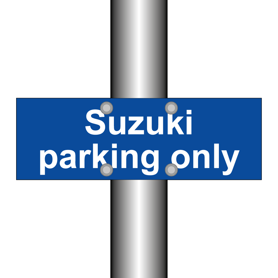 Suzuki parking only