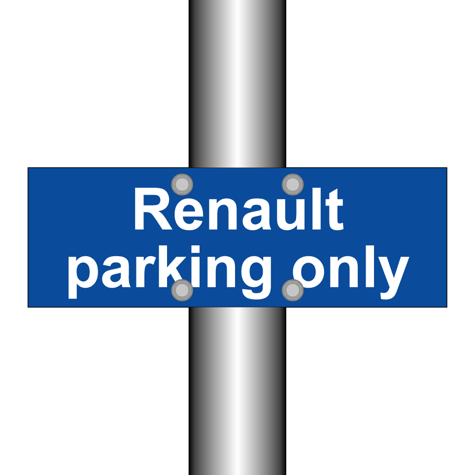Renault parking only