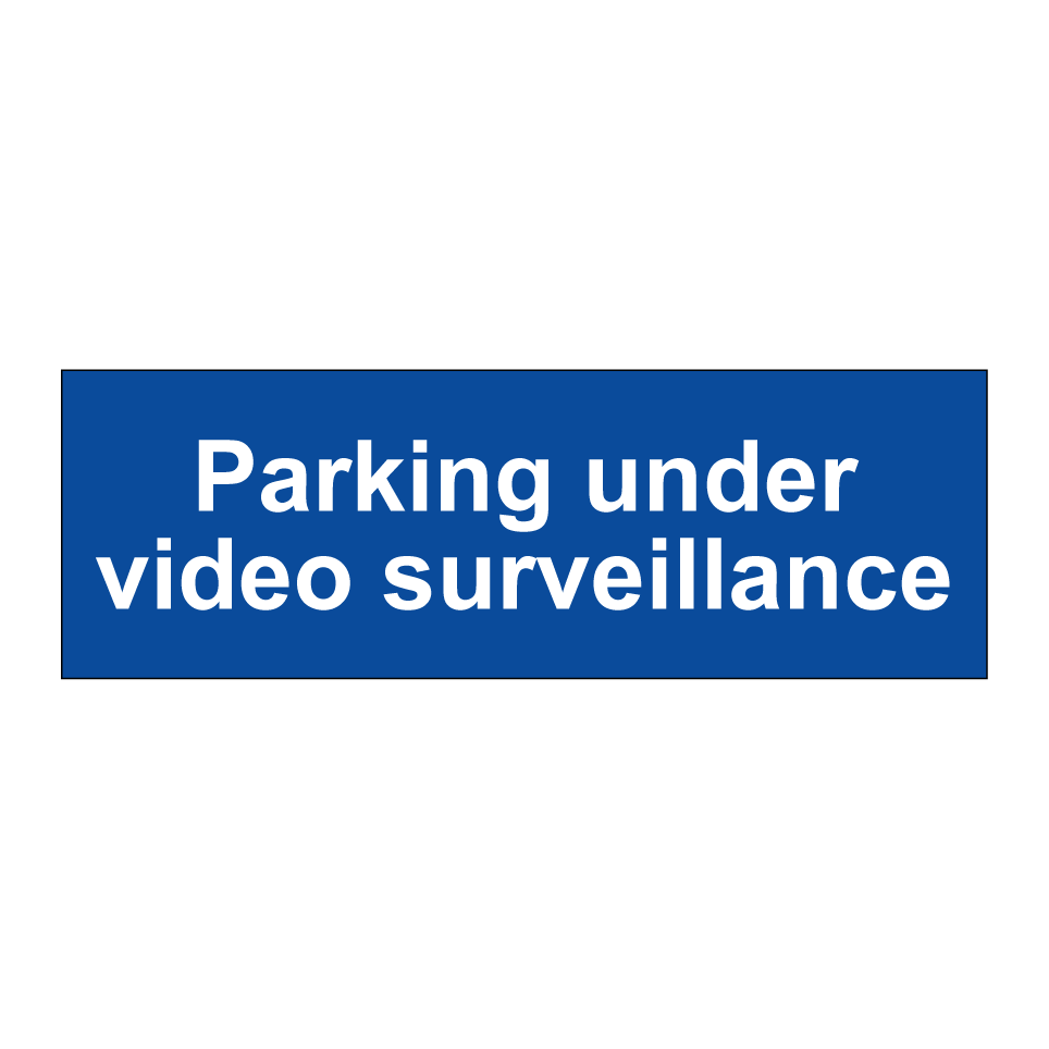 Parking under video surveillance