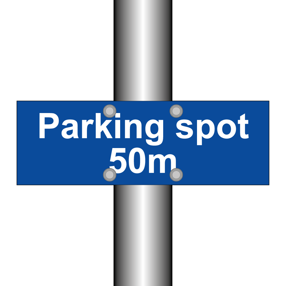 Parking spot 50m
